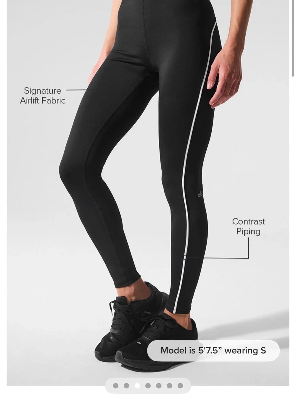 ALO Yoga Black High-Rise airlift Leggings